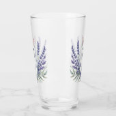 Elegante verjaardag van lavendel en kat glas (Links)