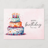 Elegante verjaardag voor jou briefkaart (Voorkant)