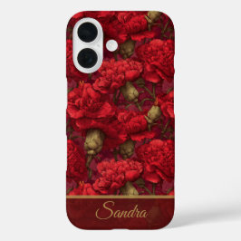 Elegante verjaardagscadeau Anjer bloem naam iPhone 16 Hoesje