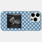 Elegante verjaardagscadeau-ideeën geruite vierkant Case-Mate iPhone case (Achterkant (horizontaal))