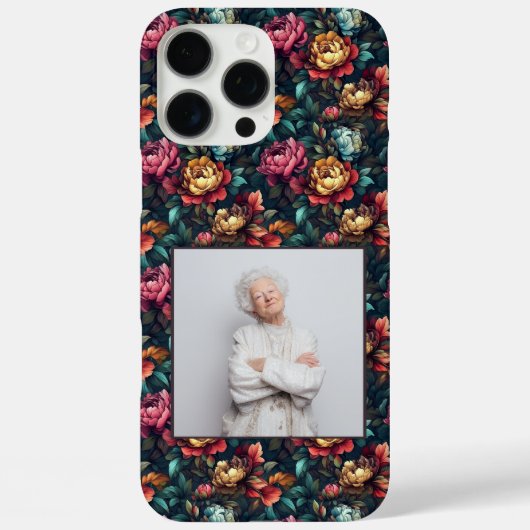 Elegante verjaardagscadeau Pioenrozen op maat Case-Mate iPhone Case (Achterkant)