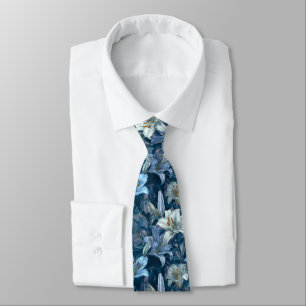 Elegante verjaardagscadeaus voor man Lelies bloeme Stropdas