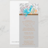 Elegante verjaardagsfeest uitnodiging in vintage s (Voorkant / Achterkant)