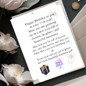 Elegante verjaardagskaart voor haar – gepersonalis kaart