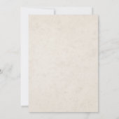 Elegante verjaardagsuitnodiging met bloemen kaart (Achterkant)