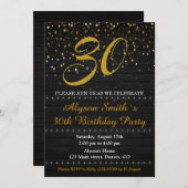 Elegante verjaardagsuitnodiging Volwassen vrouw ui Kaart (Voorkant / Achterkant)