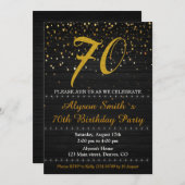 Elegante verjaardagsuitnodiging Volwassen vrouw ui Kaart (Voorkant / Achterkant)