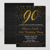 Elegante verjaardagsuitnodiging Volwassen vrouw ui Kaart (Voorkant / Achterkant)