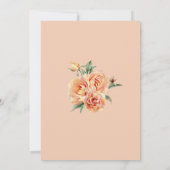 Elegante verjaardagsviering aquarel bloem In Kaart (Achterkant)