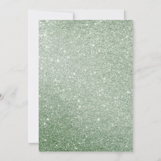 Elegante verjaardagsviering  bloem glitters 85ste  kaart (Achterkant)