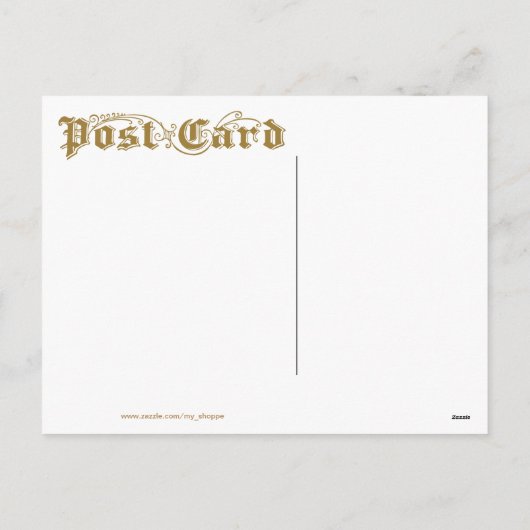 Elegante  verlichte kerst briefkaart (Achterkant)