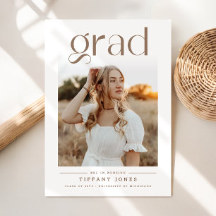 Elegante Verpleegkundige Foto Afstudeerdatum Bewaa Briefkaart