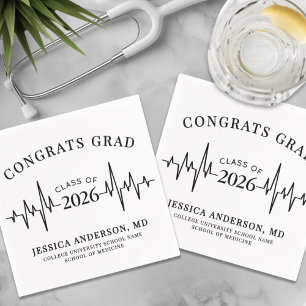 Elegante Verpleegster Dokter Medisch Servet