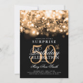 Elegante VERRASSING 50ste verjaardag Luxe Goud Kaart (Voorkant)