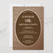 Elegante verrassing 60e verjaardag digitaal of pap kaart (Voorkant)