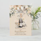 Elegante verrassing 70ste verjaardagsfeest kaart (Staand voorkant)