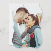 Elegante verschoten aangepaste foto geometrische h kaart (Achterkant)