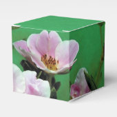 Elegante, verse, wilde roze roze roze roze bloemen bedankdoosjes (Voorkant Zijde)