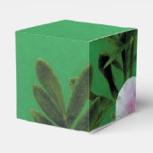 Elegante, verse, wilde roze roze roze roze bloemen bedankdoosjes (Achterkant)