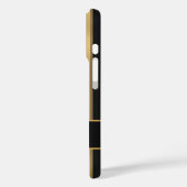 Elegante verticale retro strepen Case-Mate iPhone case (Achterkant / Links)