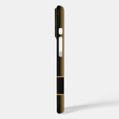 Elegante verticale retro strepen Case-Mate iPhone case (Achterkant / Links)