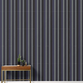 Elegante verticale streeppatroon rijke kleuren behang