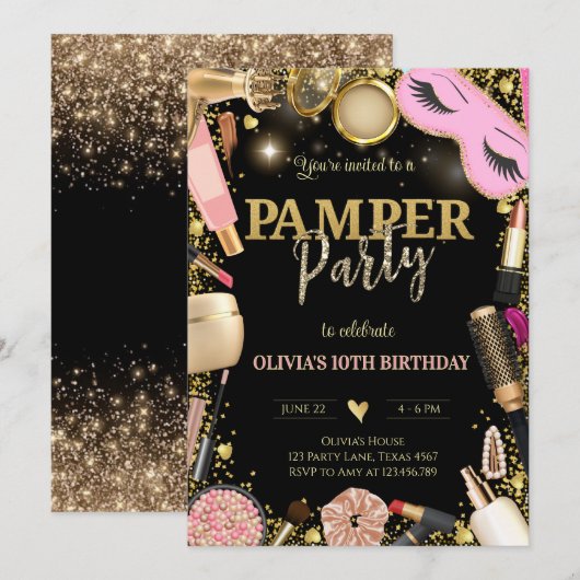 Elegante verwendag kaart (Voorkant / Achterkant)