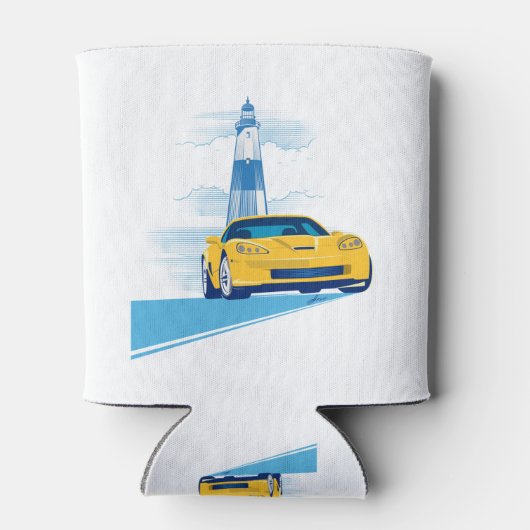 ELEGANTE VETTE AUTO KUNST BLIKJESKOELER (Achterkant)