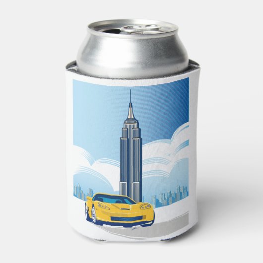 ELEGANTE VETTE AUTO KUNST BLIKJESKOELER (Blikje Voorkant)