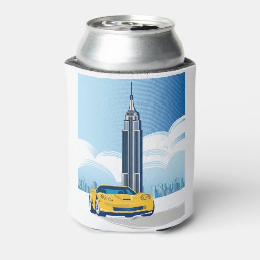 ELEGANTE VETTE AUTO KUNST BLIKJESKOELER (Blikje Achterkant)