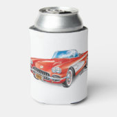 ELEGANTE VETTE AUTO KUNST BLIKJESKOELER (Blikje Achterkant)