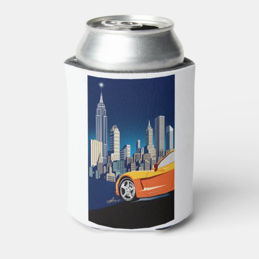 ELEGANTE VETTE AUTO KUNST BLIKJESKOELER (Blikje Achterkant)