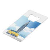 ELEGANTE VETTE AUTO KUNST CREDITKAART FLESSENOPENER (Achterkant Gekanteld)