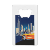 ELEGANTE VETTE AUTO KUNST CREDITKAART FLESSENOPENER (Voorkant)