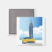 ELEGANTE VETTE AUTO KUNST MAGNEET (Voorkant / Achterkant)