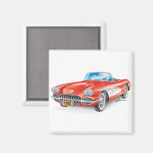 ELEGANTE VETTE AUTO KUNST MAGNEET (Voorkant / Achterkant)