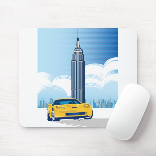 ELEGANTE VETTE AUTO KUNST MUISMAT (Met muis)