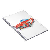 ELEGANTE VETTE AUTO KUNST NOTITIEBOEK (Rechterzijde)