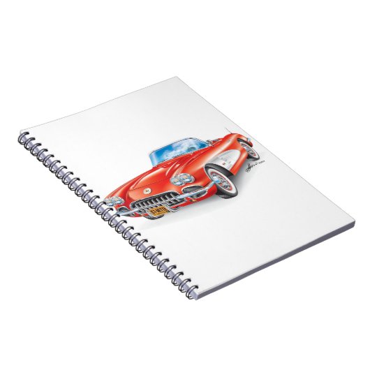 ELEGANTE VETTE AUTO KUNST NOTITIEBOEK (Rechterzijde)