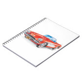 ELEGANTE VETTE AUTO KUNST NOTITIEBOEK (Linkerzijde)