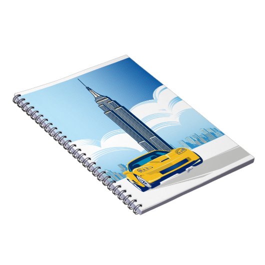 ELEGANTE VETTE AUTO KUNST NOTITIEBOEK (Rechterzijde)