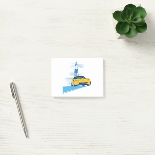 ELEGANTE VETTE AUTO KUNST POST-IT® NOTES (Kantoor)