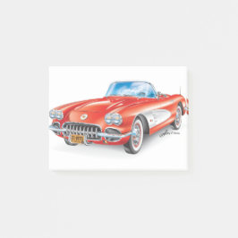 ELEGANTE VETTE AUTO KUNST POST-IT® NOTES