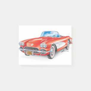 ELEGANTE VETTE AUTO KUNST POST-IT® NOTES