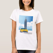 ELEGANTE VETTE AUTO KUNST T-SHIRT (Voorkant)