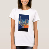 ELEGANTE VETTE AUTO KUNST T-SHIRT (Voorkant)