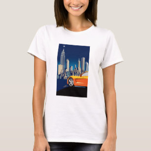 ELEGANTE VETTE AUTO KUNST T-SHIRT