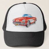 ELEGANTE VETTE AUTO KUNST TRUCKER PET (Voorkant)