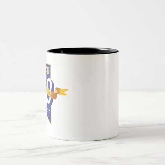 ELEGANTE VETTE AUTO KUNST TWEEKLEURIGE KOFFIEMOK (Center)