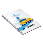 ELEGANTE VETTE AUTOMOBIEL KUNST NOTITIEBOEK (Rechterzijde)